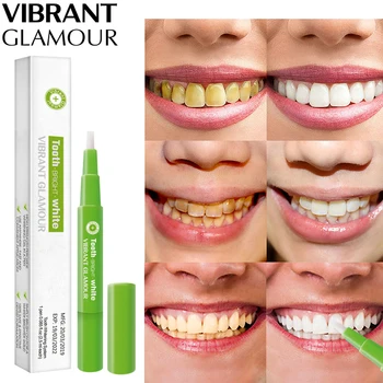 

VIBRANT GLAMOUR Teeth Whitening Pen Cleaning Serum Remove Plaque Stain Dental Tools Oral Hygiene Tooth Gel Whitenning Toothpaste