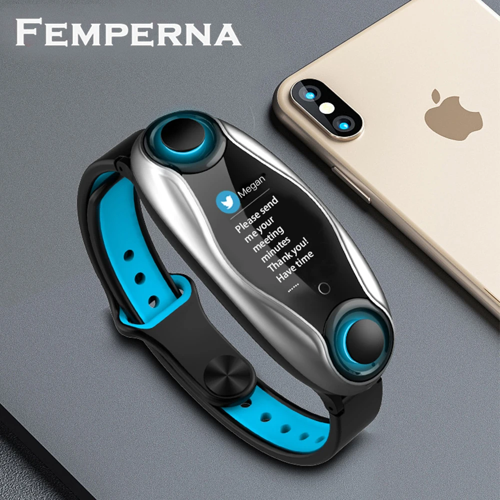 Беспроводные наушники Femperna двойные Bluetooth вкладыши ответ на вызов дышащий