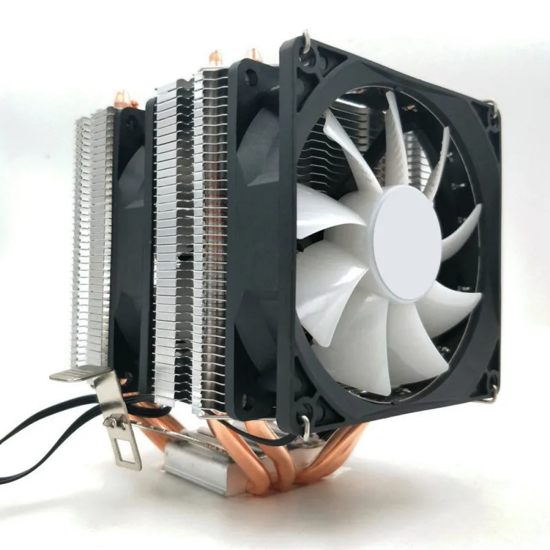 Поддержка 3 вентилятора 3PIN cpu Fan для Intel и для AMD Hot 6 тепловых трубок dual-tower охлаждающий 9 см RGB вентилятор