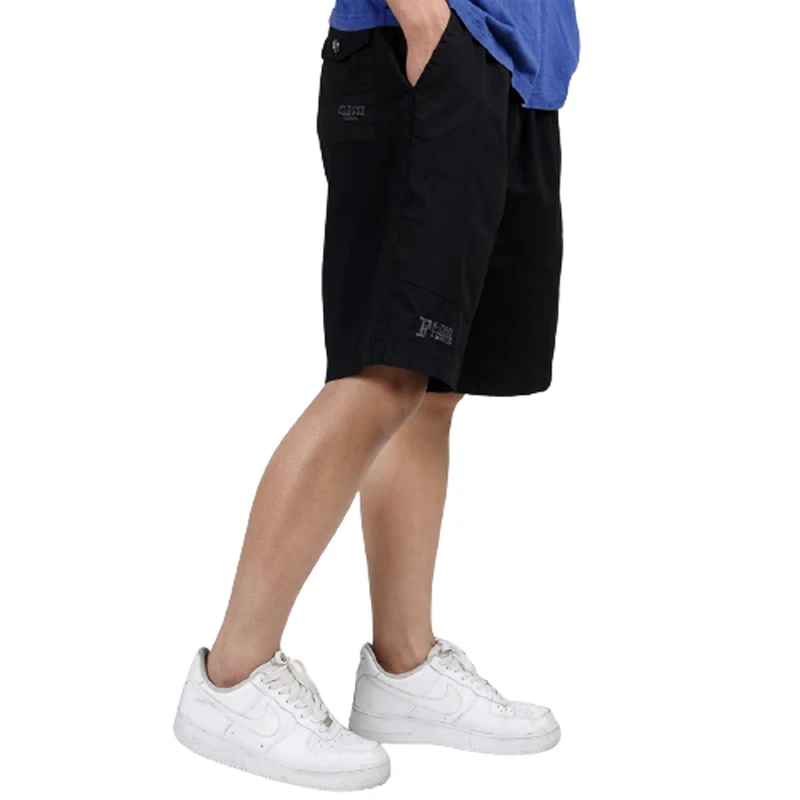 Summer Casual Shorts for Men Sweat Loose Pocket High Quality Straight Cargo Shorts Men Cotton Military Work Gym Shorts XL-6XL