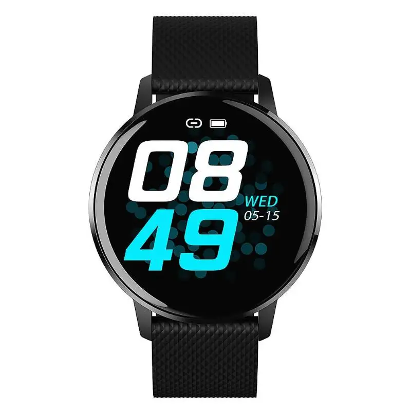VODOOL T4 1,22 сенсорные Смарт-часы, водонепроницаемые, круглые, ручное кольцо, пульсометр, кровяное давление, информация о кислороде, напоминание