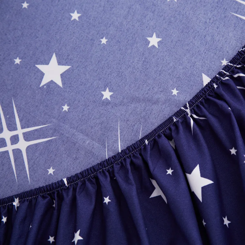  Brand 1pc home textile Fashion polyester and cotton Fitted sheet bed sheet elastic mattress cover b