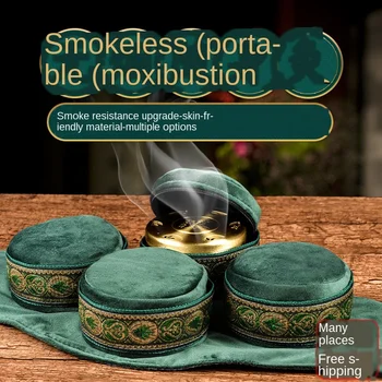 

Support customized four-group moxibustion box moxibustion box portable moxibustion pure copper moxa box smokeless moxibustion ba