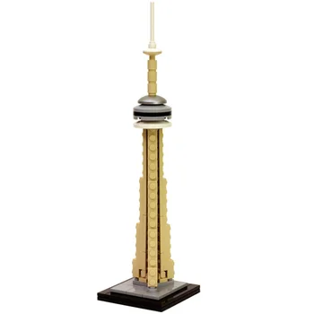 

MOC Mini CN Tower Blocks Toy Architecture Block Model Set 67PCS Building Blocks Brick Toys For Children Kids Birthday Gift
