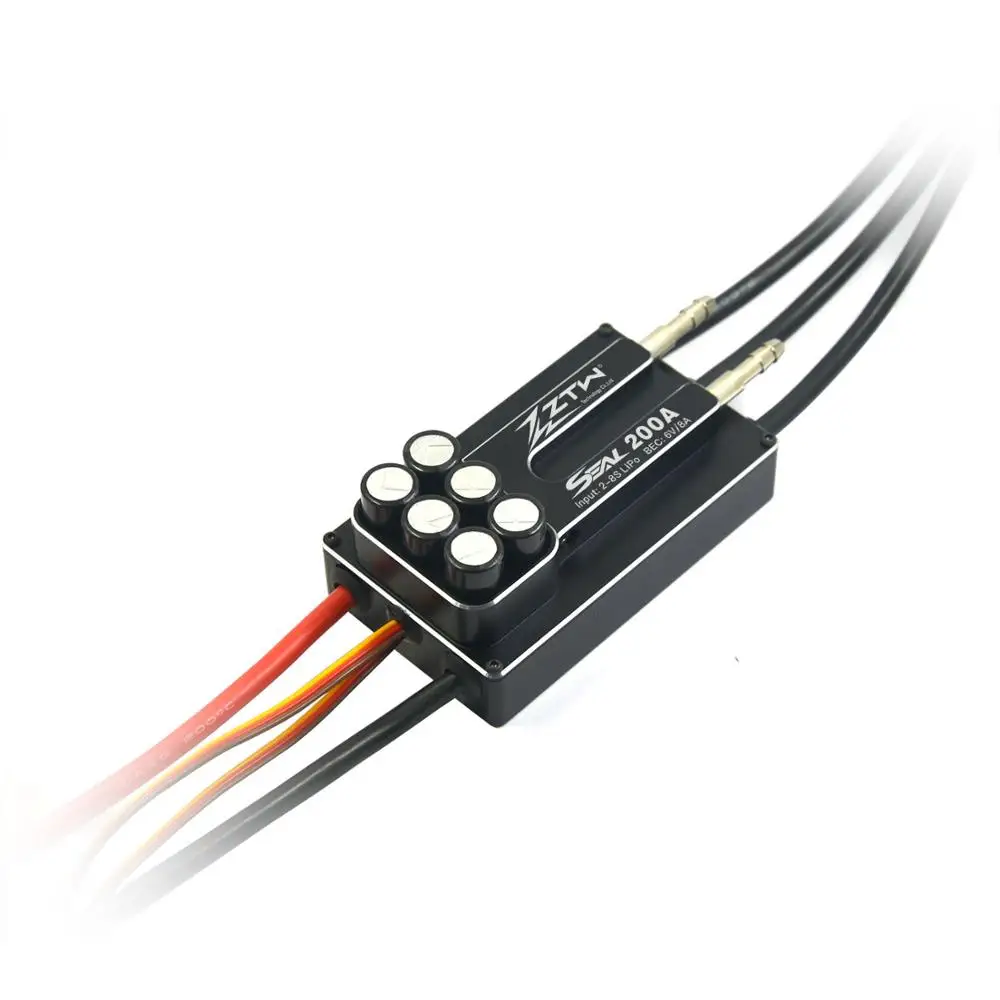 ZTW SEAL 200A SBEC 8A 8S бесщеточный ESC Отличная производительность для RC лодки