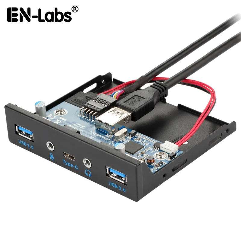 USB 5.25 Hub Painel Frontal de Áudio
