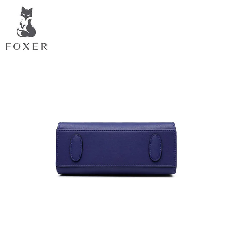 FOXER модная сумка из воловьей кожи, женские кожаные сумки, дизайнерские сумки от известного бренда, женские сумки, роскошные сумки, женские сумки, сумка-тоут