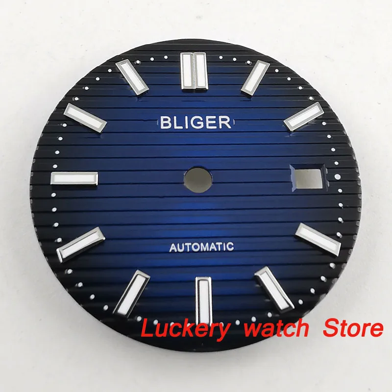 29.8 Millimetri Bliger Quadrante Blu Fit Per Il 2824 2836 Miyota 8215 821A Mingzhu 2813 Automatico Movement-Bp58