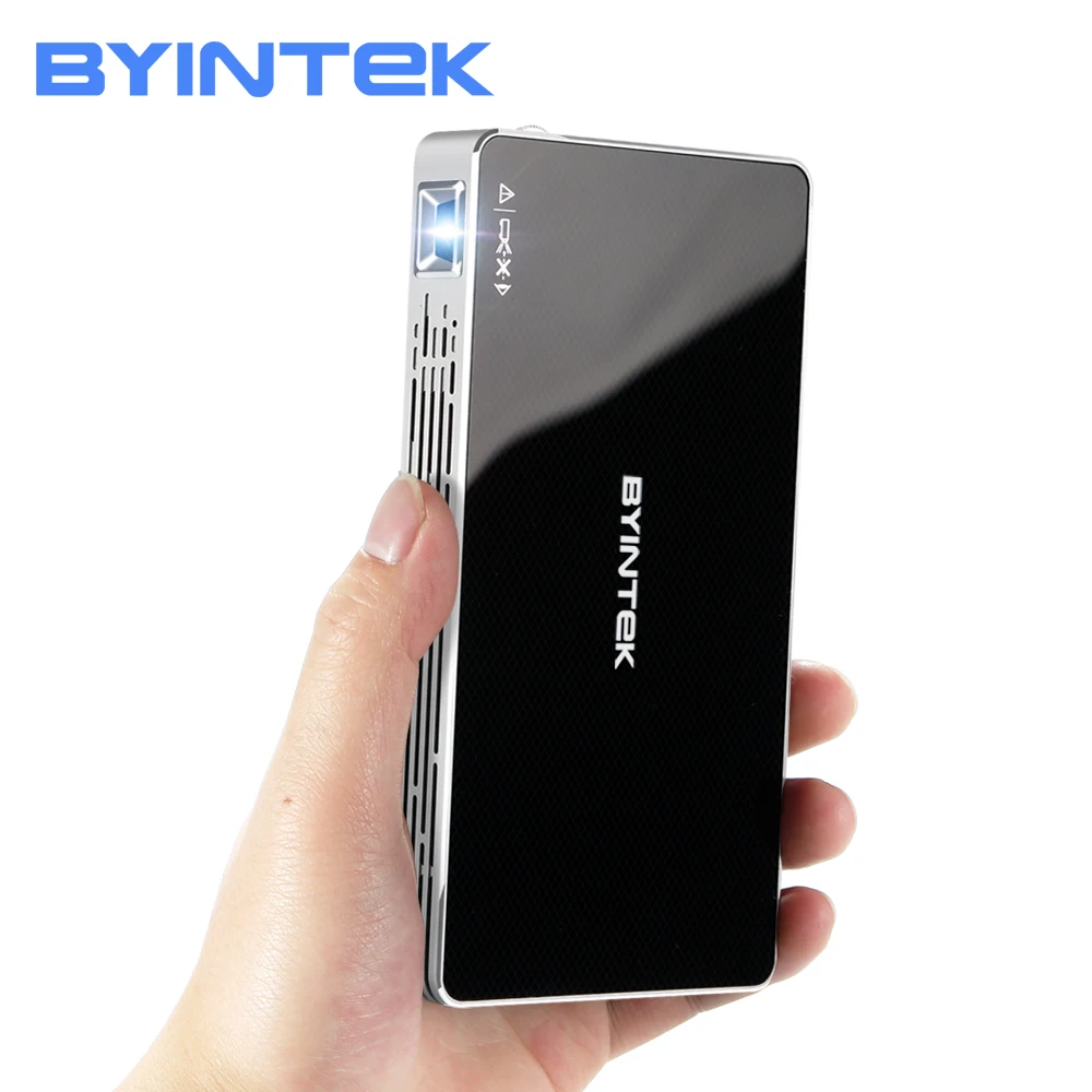 

BYINTEK UFO P10 Mini android wifi display rechargeable HD LED dlp Portable Projector