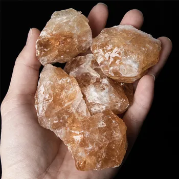 

1pcs Citrines Natural Quartz Crystal Minerals For Collection Raw Rough Home Decor Specimen Stones