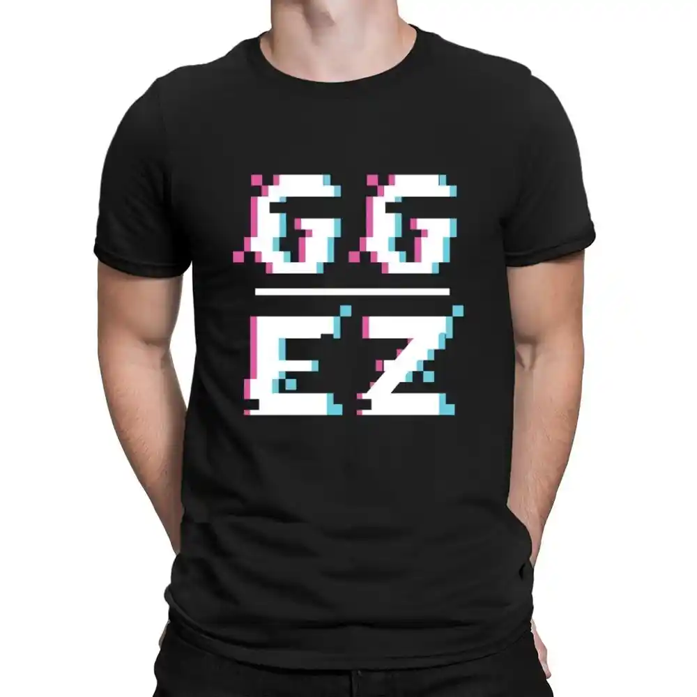 Gaming Gg Ez Good Game T Shirt Standard Loose Building Short Sleeve Family Spring Designs Shirt T Shirts Aliexpress
