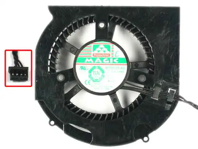 

MAGIC MGT8012YR-W20 DC 12V 0.48A 4-проводной вентилятор для видеокарты