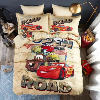 

Disney Mc Queen Cars Baymax 100% Cotton Marval Bedding Set Duvet Cover Bedsheet Pillowcases for Boys Kids Birthday Gift