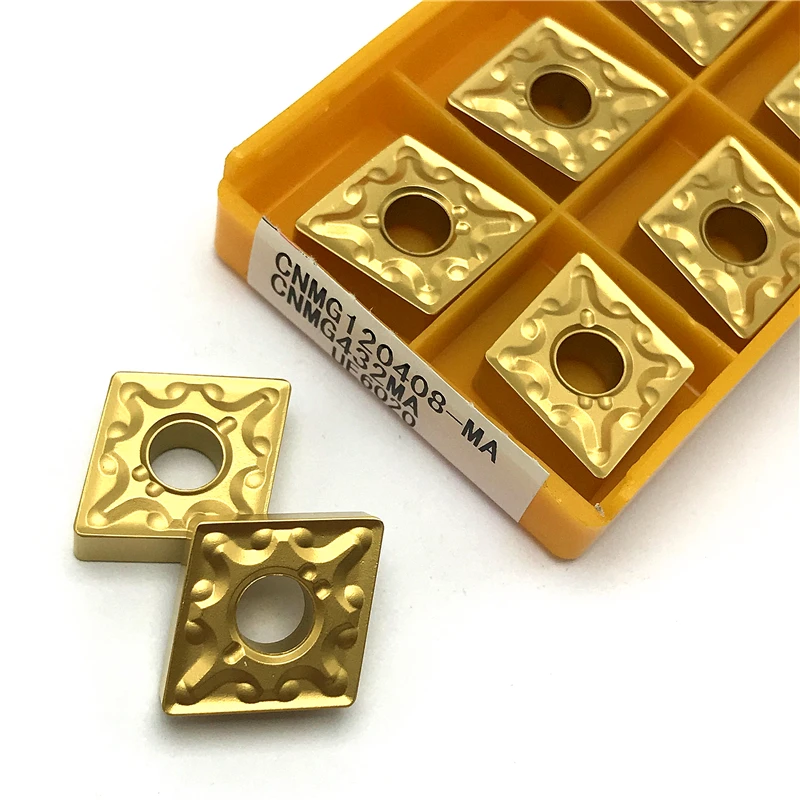 Твердосплавные пластины CNMG120408 MA UE6020 внешний токарный инструмент CNC