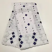 Швейцарская вуаль кружева в Швейцарии высокого качества кружевной материал последние Африканские кружева вуаль suisse нигерийская Ткань 5 ярдов/лот