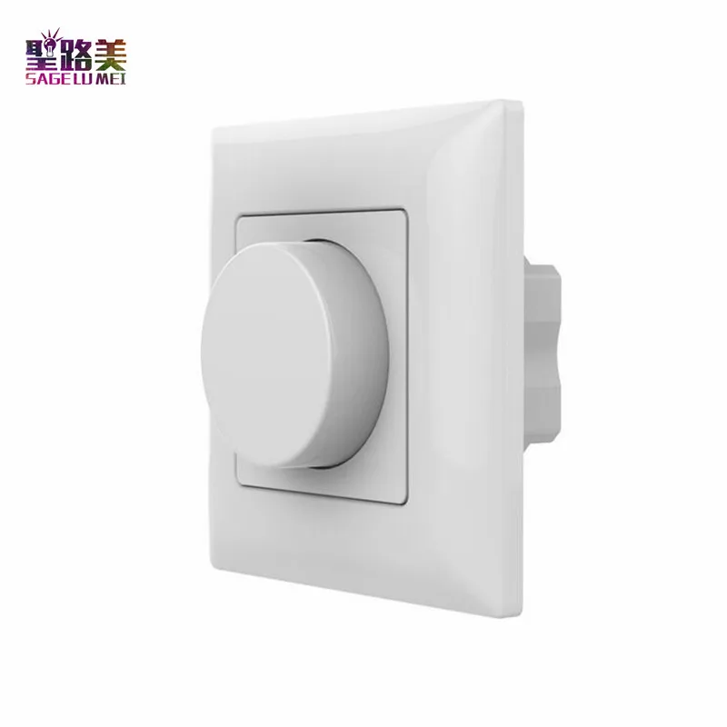 KS Led Triac диммер высокого напряжения 100-240 В вход 240 Вт AC поворотная панель 2 4G RF