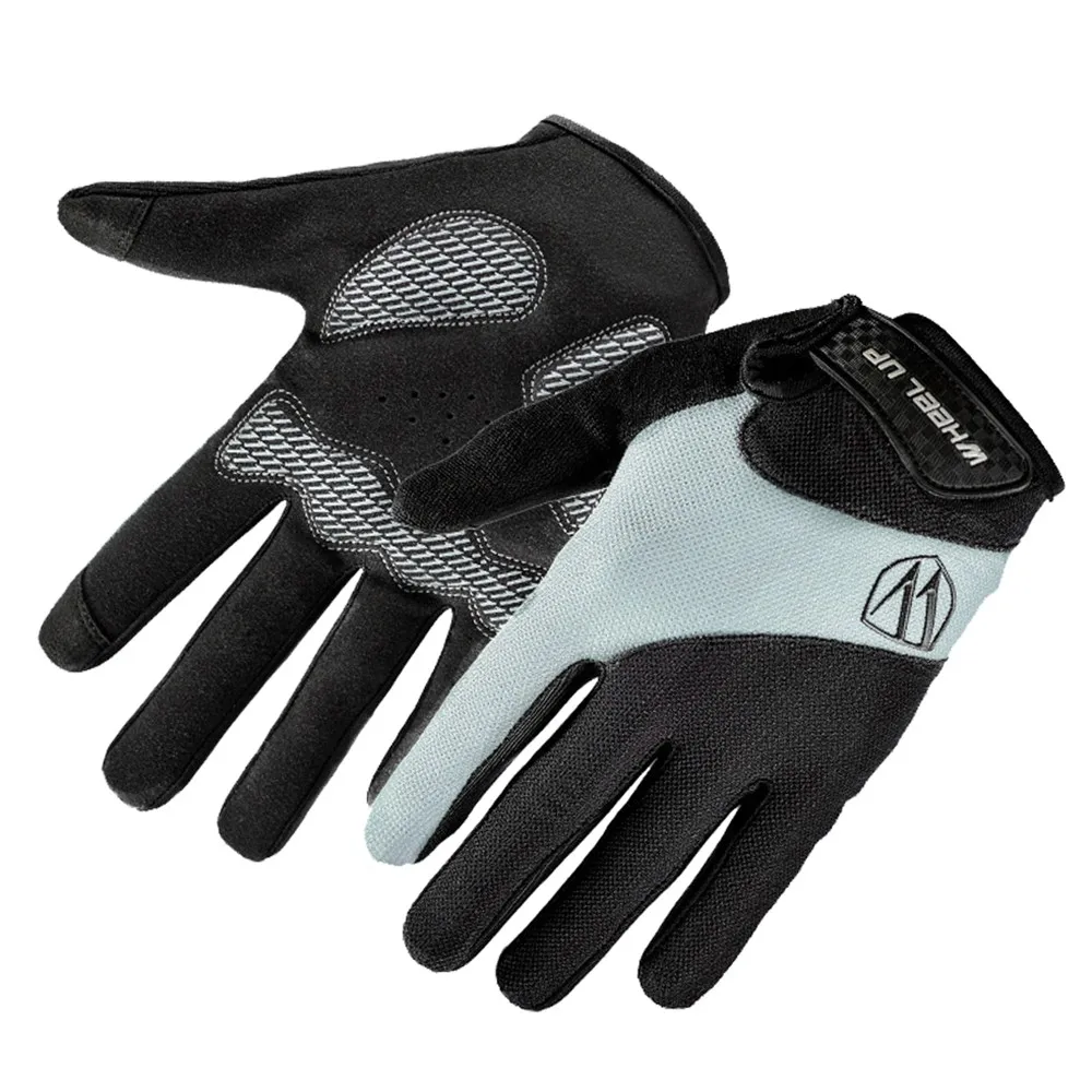 Серый Touch Screen Windproof Outdoor Sport Gloves For Men Women Winter Warm Cycling Gloves Full Finger Riding Skiing Motorcycle Gloves - Цвет: Серый
