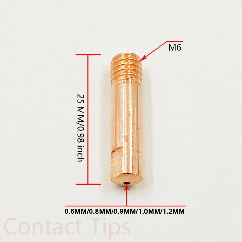 14Pcs Welding Torch Nozzle MB-15AK Argon Arc Welding 0.6/0.8/0.9/1.0/1.2mm Nozzle Contact Tip 15AK MIG MAG Welder welding torch plasma cutter electrodes nozzles