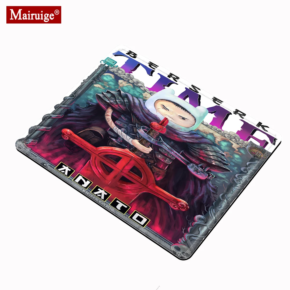 

Armor Boy Black Swordsman Anime Mouse Pad Small Gamer Speed Gaming Desk Mat Diy Custom Mousepad 20x18cm for Laptop Table Pads