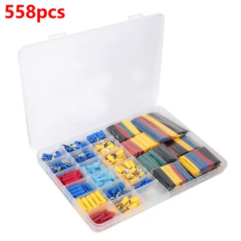 

Crimp Heat Shrink Tube Spade Motor home PVC 16 popular connector type Set