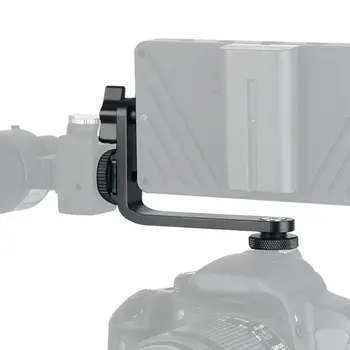 

Handle Grip 5inch 5.5inch Tilt Arm Hot Shoe L Bracket Stable Monitor Mount Aluminum Alloy Portable DSLR Camera Video Light
