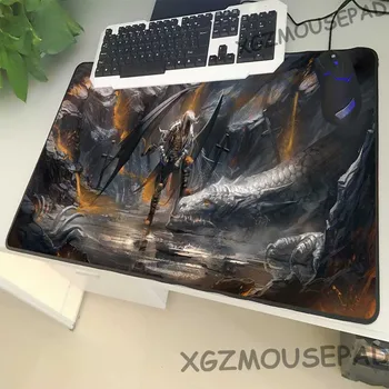 

XGZ Anime Large Size Mouse Pad Lock Side Demon Slaughter Laptop PC Table Mat Painting Devil Bone Rubber Non-slip Universal Type