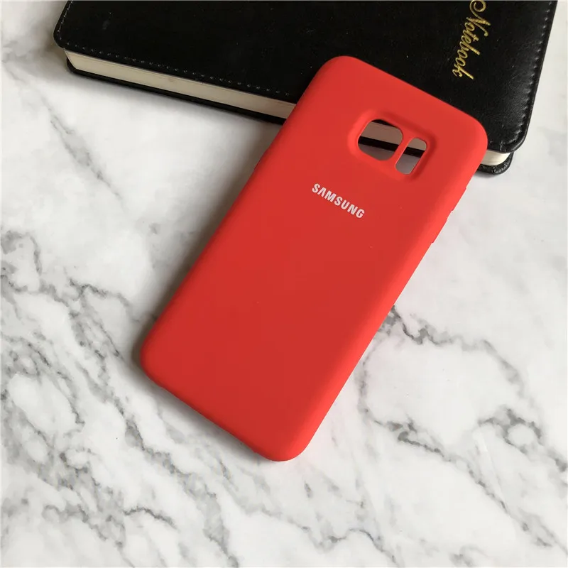 red Силиконовый чехол для samsung Galaxy S7edge, сделано во Вьетнаме, шелковистый мягкий чехол для samsung Galaxy S7gdge - Цвет: red