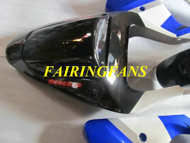 Обтекатели Кузов для SUZUKI GSXR1000 2001 2002 2003 GSXR 1000 K2 00 01 02 белый комплект синих обтекателей+ подарки SS19