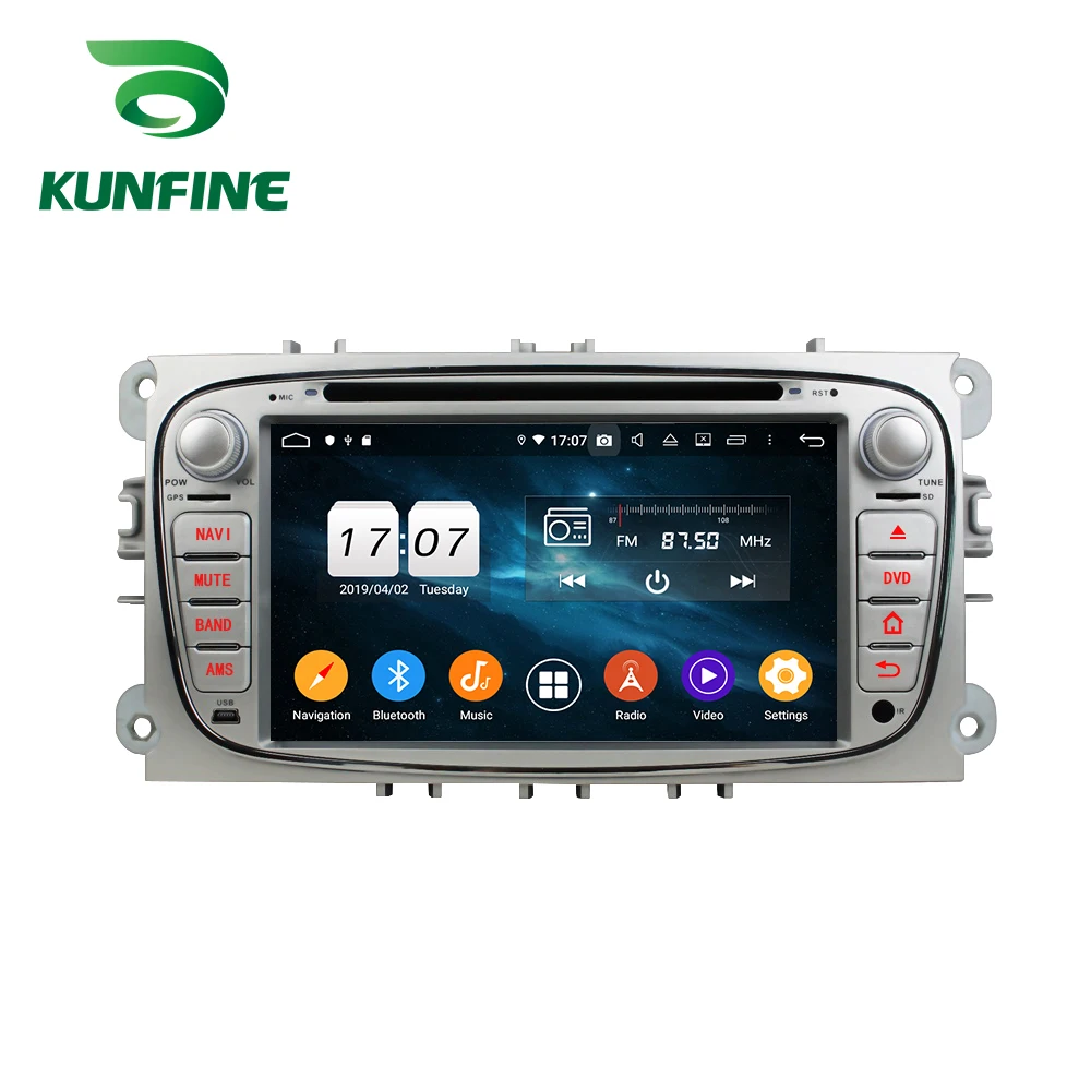 Best Android 9.0 Octa Core 4GB RAM 64GB Rom Car DVD GPS Multimedia Player Car Stereo for Ford Focus 2008-2010 Radio Headunit WIFI 4