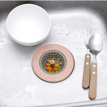 

Kitchen Sink Filter Screen Floor Drain Hair Stopper Hand Sink Plug Bath Catcher Sink Strainer Cover Tool Basket 2pcs