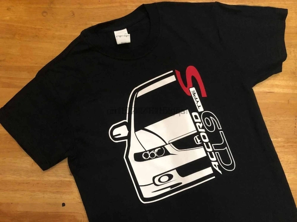 2018 Fashion Summer T Shirt Classic Japanese car fans Accord CL9 2005 Type S Tee SHIRT | Мужская одежда