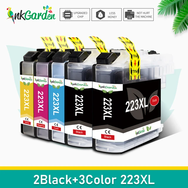 Compatible for Brother LC223XL Ink Cartridges for Printer Models J4120DW  J4420DW J5320DW J5720DW 1set