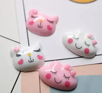 

Kawaii Cartoon Cloud Baby Resin Decoration Craft Flatback Lovely clouds Cabochon Embellishments For Scrapbooking Diy Accessories
