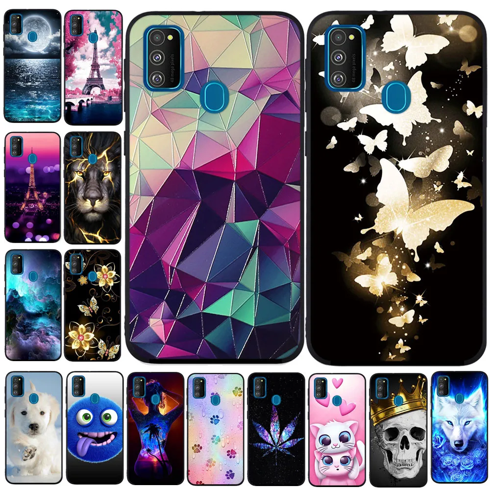 Чехол для samsung Galaxy M30s Силиконовый ТПУ задняя защитная крышка чехол телефона 6 4 &quot