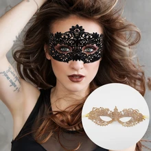 Lace Face Mask Party Masquerade Queen Eye Mask Women Cosplay Costume Christmas Party Festival Holiday Supplies Halloween Masks
