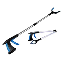 Outil de grippage, tête rotative à 360 °, pince à griffes pliable de 32 pouces, outil d'assistance pour ramasseur de ramassage des ordures