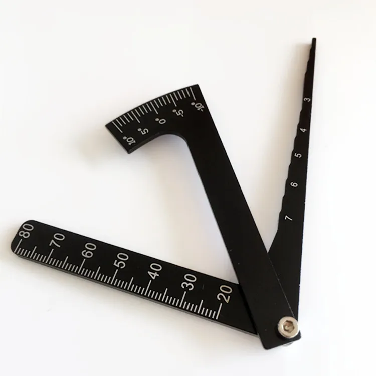 Remote Control Model Car Three-in-One Measuring Tools Aluminium Alloy Shunting Tool Adjustable Support Height Tire Tilt Angle