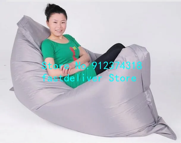 Outdoor Indoor comfortable large bean bag chair big, pool side swimming floating bean lazy sofa sac cover only 