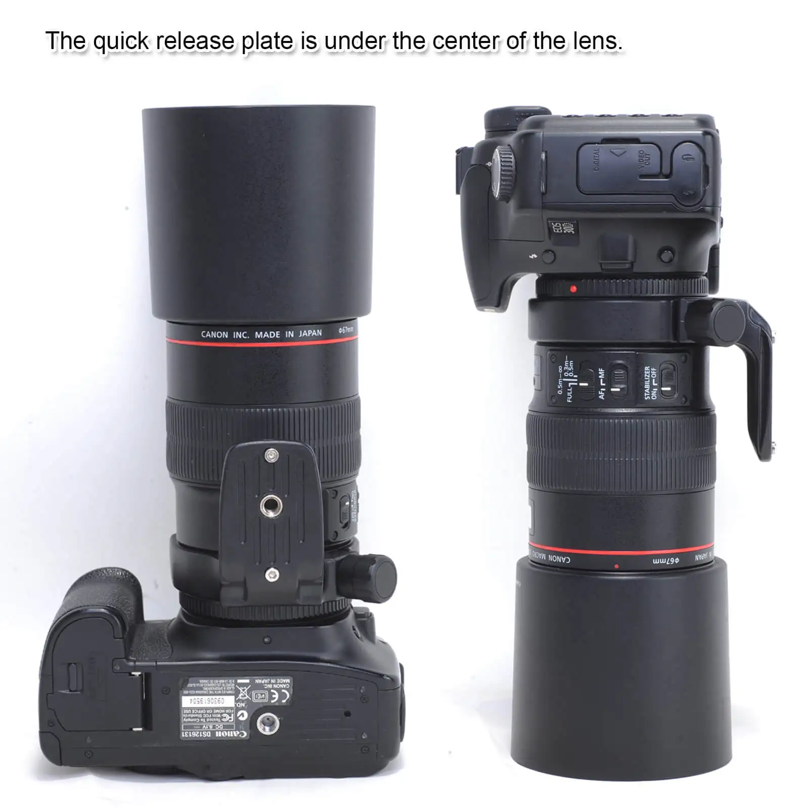 as Canon Tripod Mount Ring Fotodiox Pro Premium-grade Tripod Lens Collar for Canon EOS EF 100mm f/2.8L Macro IS USM Lens 