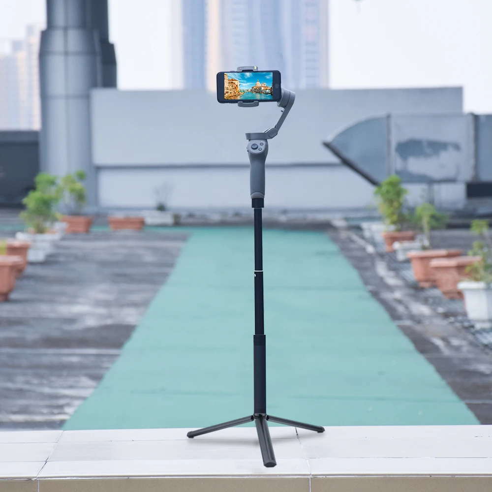 

Universal Extension Rod +Tripod Adjustable Extension Stick Stable Braket for DJI Osmo Mobile Handheld Gimbal Camera Accessory