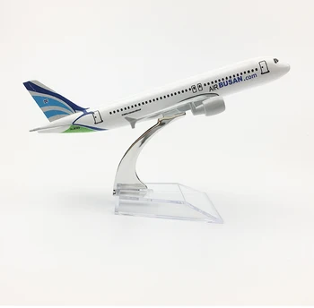 

16cm 1/400 Scale Diecast Metal Airplane Model Air Busan Airlines South Korea Airbus A320 Alloy Model Toys for Children