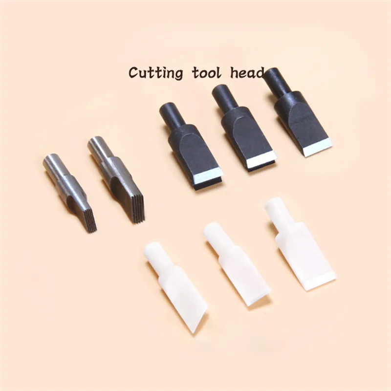 Leather Tool Leather Manual Carving Knife Rotate Cutter Head Whirling Ceramic Steel Sculpture Enchase Printing DIY Cowhide Tools Cutting Knife Carving Tool Leather Cutting Tools Leather Carving Hammer