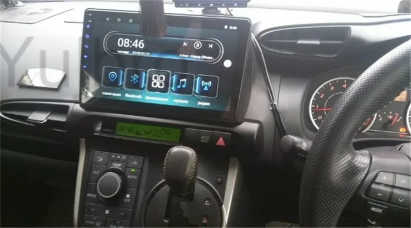 Clearance Yulbro Octa core car dvd multimedia player for 10 inch Toyota Wish with radio bluetooth gps navigation video IPS screen 1