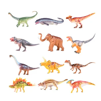 

12Pcs/set Action Figure Dinosaur Realistic Jurassic Period Dinosaur Set Early Educational Scientific Biologcal Toy Gift For Kids