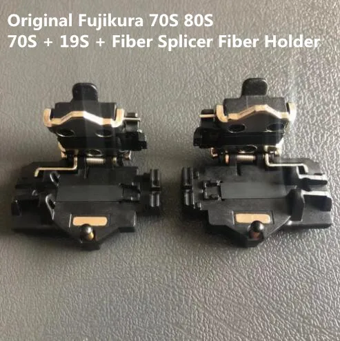 Комплект батарей Fujikura btr-09 FSM-80S FSM-70S 19S 70+ волоконно-оптический сварочный аппарат FTTH волоконно-зажим для 250um 900um 3 мм углеродного волокна держатель 1 пара