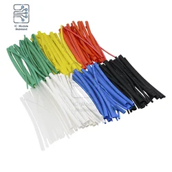 Kit de tubo termo retrátil polyolefin, 140 pçs, 328 pçs, 400 pçs, cabo de isolamento, cores mistas, cobertura, unidade elétrica