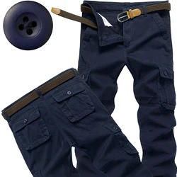 Men's High-Performance Tactical Cargo Pants - 30   52-57kg (006  Navy)