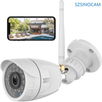 

webcam Outdoor Security Onvif Camera 24 PCS Infrared Lights Home Surveillance 1080P Wireless WiFi IP66 Waterproof CCTV Camera