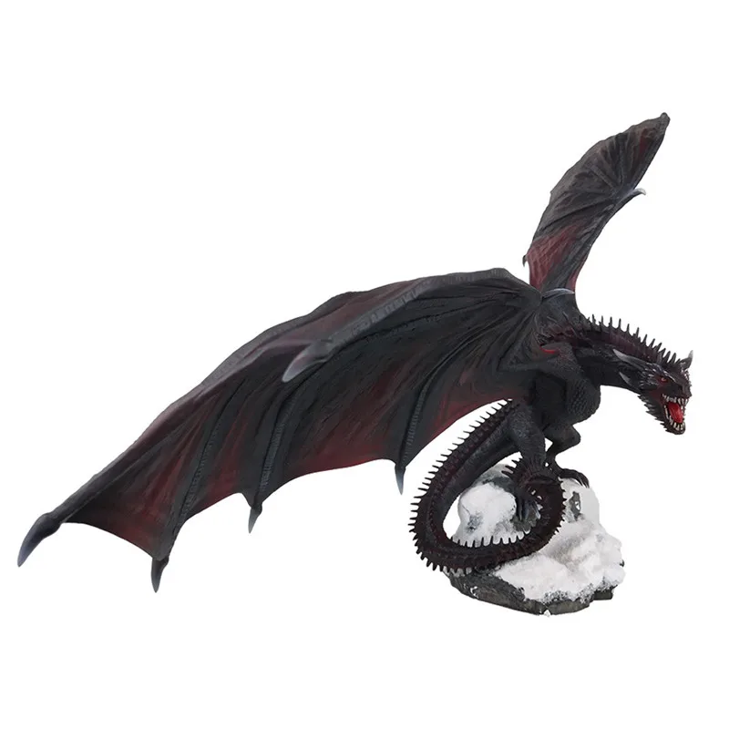 [] Игра престолов ледяной дракон Viserion Огненный Дракон дрогон Фигурка Статуя Коллекция Модель игрушка подарок с оригинальной коробкой