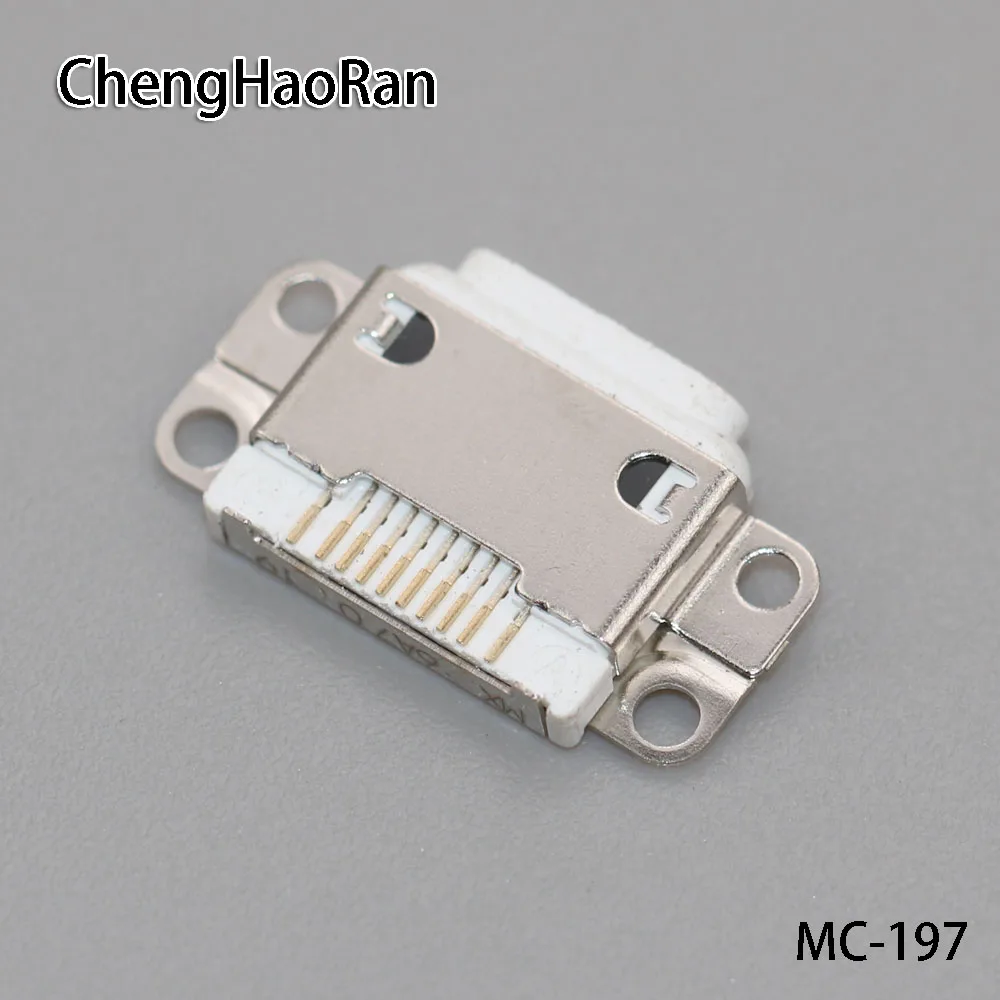 

ChengHaoRan 2PCS/lot DC Power Jack for iPhone iPad 6 air 2 Charging Port Female Socket Micro USB Connector Plug Tail insertion